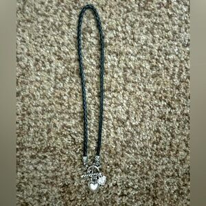 Lia Sophia hearts black choker necklace